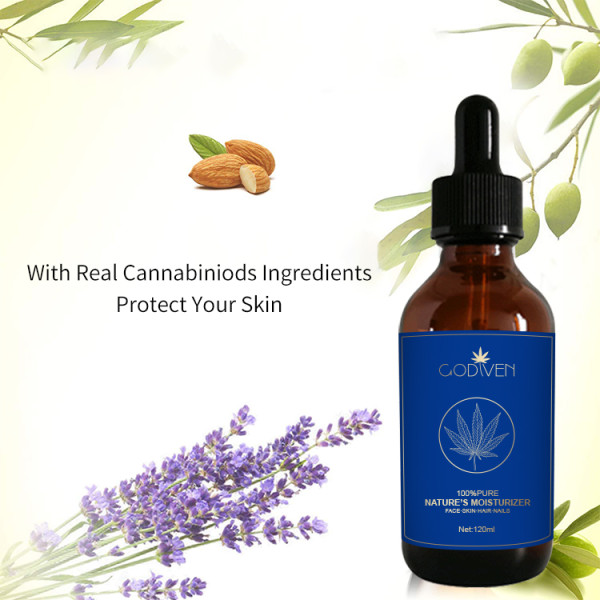 cbd body oil bottle is real ccannabinols content, good for calming skin, private label supported