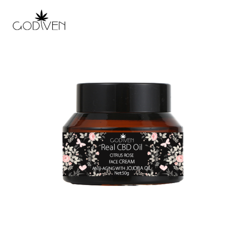 CBD face cream private label supported with real Hemp face cream for Amazon hot sale,good for relieve inflammation skin,Anti agi