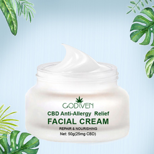 Organic hemp face cream good for skin whitening face cream and Anti-Aging,Amazon supplier about natural cbd face cream