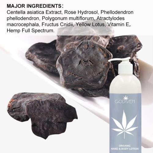 100% natural hemp body lotion whitening with real cbd content, enriched cannabiniols help to moisturizing dry skin
