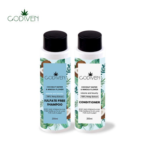 Amazon Supplier OEM ODM Service Natural CBD Content Moisturizing Dry Hair Ginger Black Hair Growth Shampoo