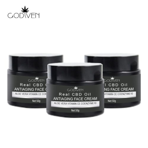 CBD face cream private label supported with real Hemp face cream for Amazon hot sale,good for relieve inflammation skin,Anti agi