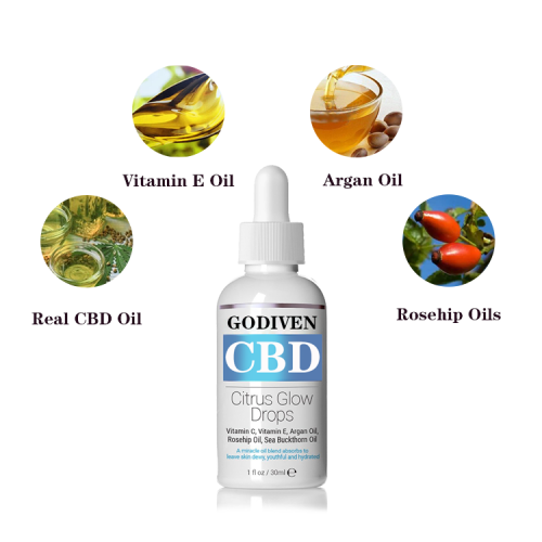 Good High Top Quality Natural Organic Beauty Cbd Content Vitamin C Organic Face Oil Essential Custom