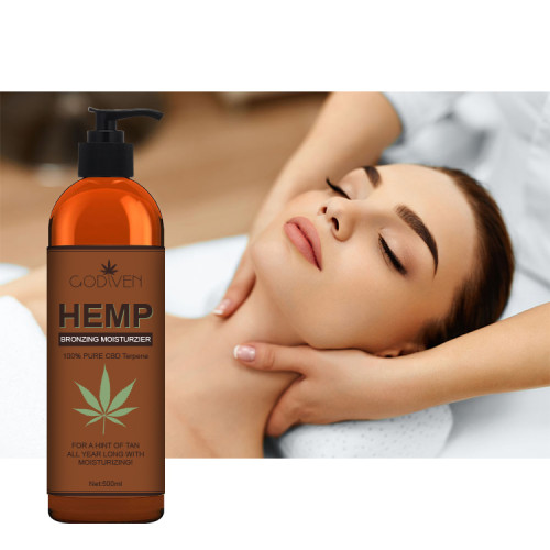 Amazon supplier for body oil spray bottles with Real organic hemp body oil,realxing and calming body skin