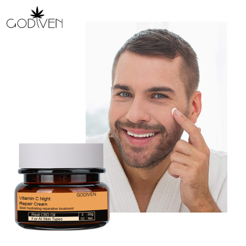 Whitening Lightening Moisturizing Cbd Terpene Golden Pearl Hyaluronic Acid Anti Acne Face Cream
