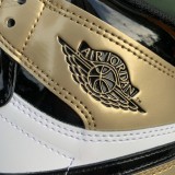 Authentic Air Jordan 1 Gold Toe