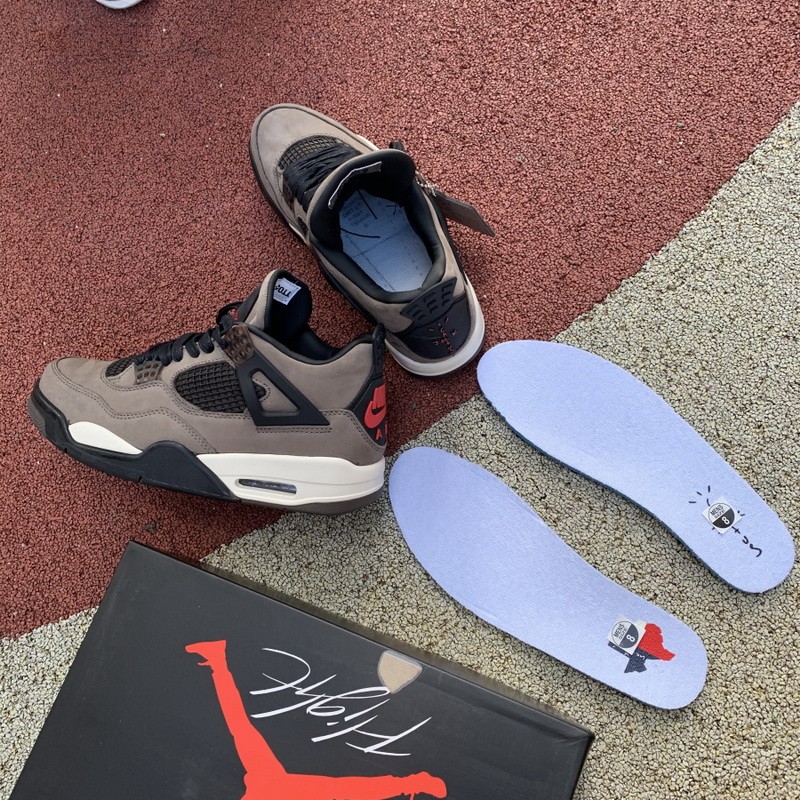 US$ 160.00 - Authentic Travis Scott x Air Jordan 4 Grey - www.omgow.ru