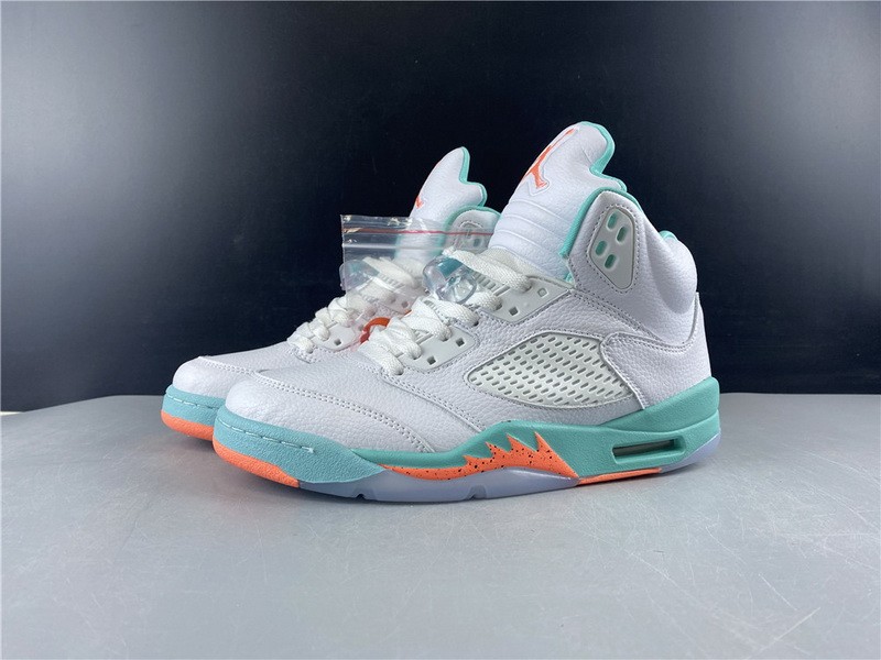 jordan 5 light aqua mens