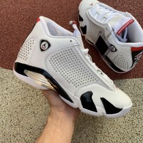 Authentic Supreme x Air Jordan 14 White