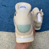 Authentic OFF-WHITE x Air Jordan 4 “Sail” GS