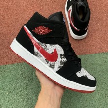 Authentic Jordan 1 Mid Shoes046