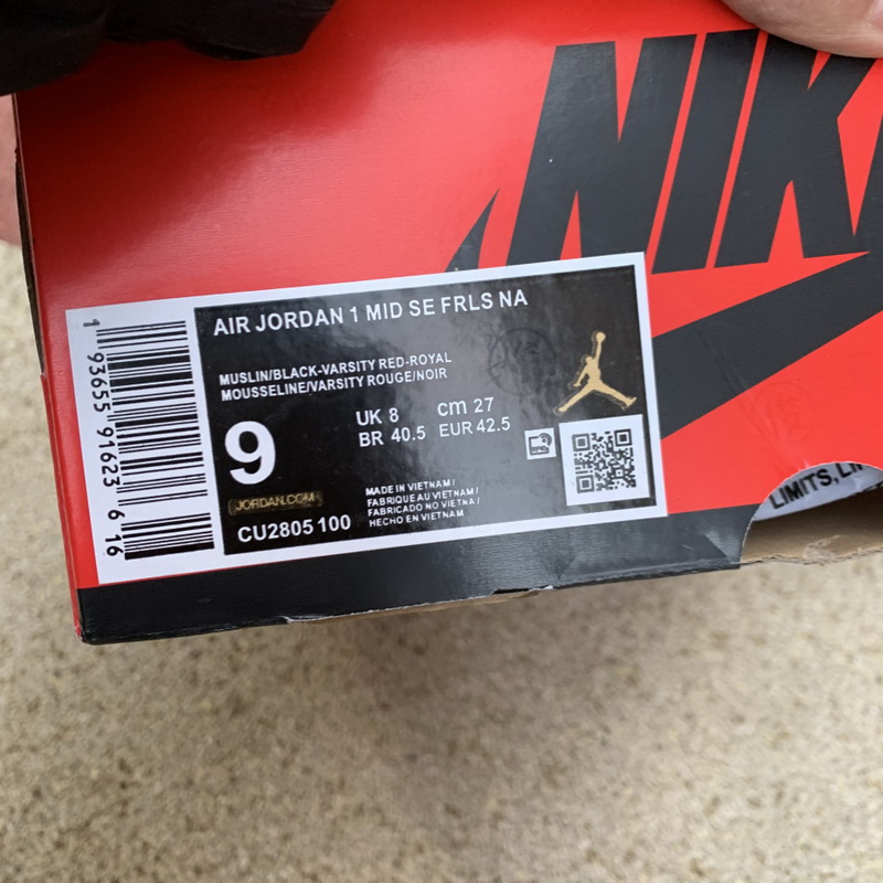 Authentic Jordan 1 Mid Shoes061