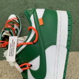 Authentic OFF-WHITE x Nike Dunk Low Green