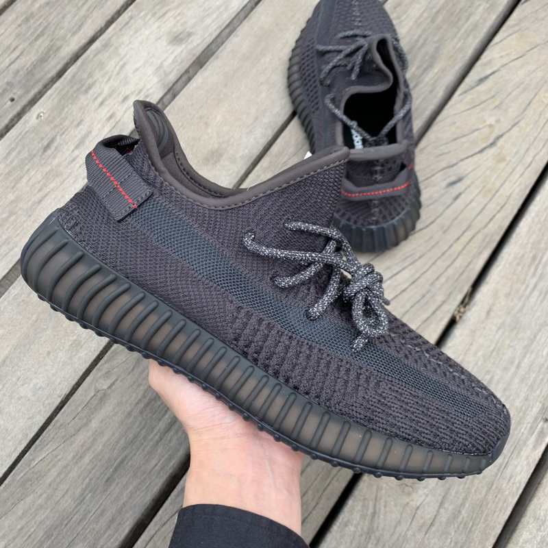 black yeezy non reflective