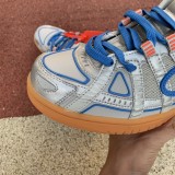 Authentic OFF-WHITE x Nike Air Rubber Dunk “University Blue”