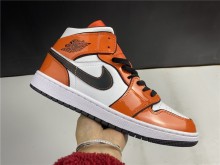 Authentic Air Jordan 1 Mid “Turf Orange”