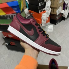 Air Jordan 1 Low Dark Beetroot Black