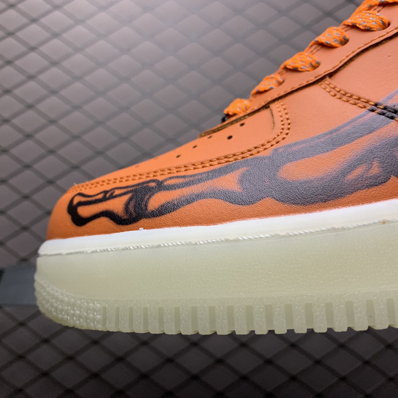 Nike Air Force 1 Low Orange Skeleton