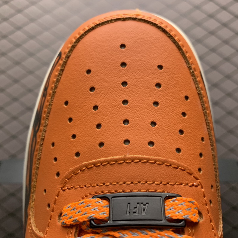 Nike Air Force 1 Low Orange Skeleton