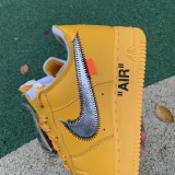 Off-White x Air Force 1 Low  University Gold