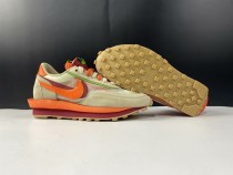 Nike LDWaffle CLOT sacai Net Orange Blaze