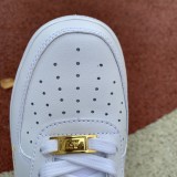  Nike Air Force 1 Low White Grey Gold