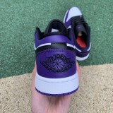 Air Jordan 1 Low Court Purple White