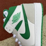 Air Jordan 1 Mid Grey Green