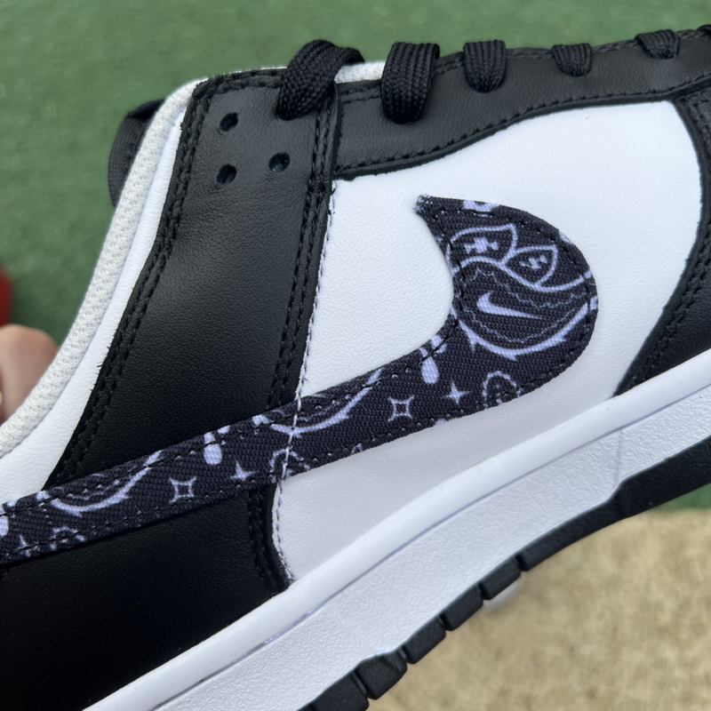 Nike Dunk Low Black Paisley