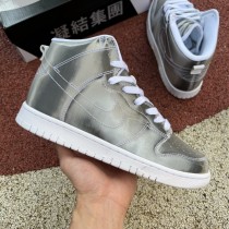 Nike Dunk High CLOT Metallic Silver