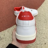 AMIRI Skel Top Low White Red