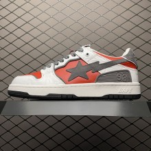 A Bathing Ape Bape SK8 Sta White Red