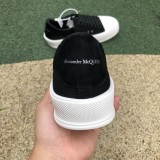 Alexander McQueen Deck Skate Plimsoll Lace-Up Black White