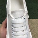 Alexander McQueen Tread Slick Low Lace Up White White