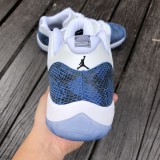 Authentic Air Jordan 11 Low “Navy Blue Snakeskin”