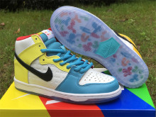 Fro skate x Nike SB Dunk High  All Love No Hate 