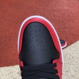  Jordan 1 Low Reverse Bred Pebbled Swoosh