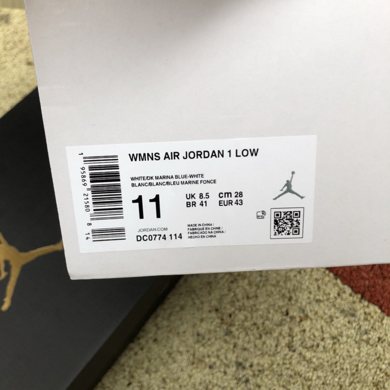 Jordan 1 Low Marina Blue
