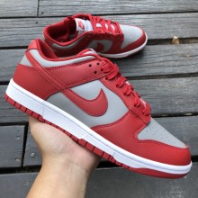 Nike Dunk Low Medium Grey Varsity Red UNLV (2021)