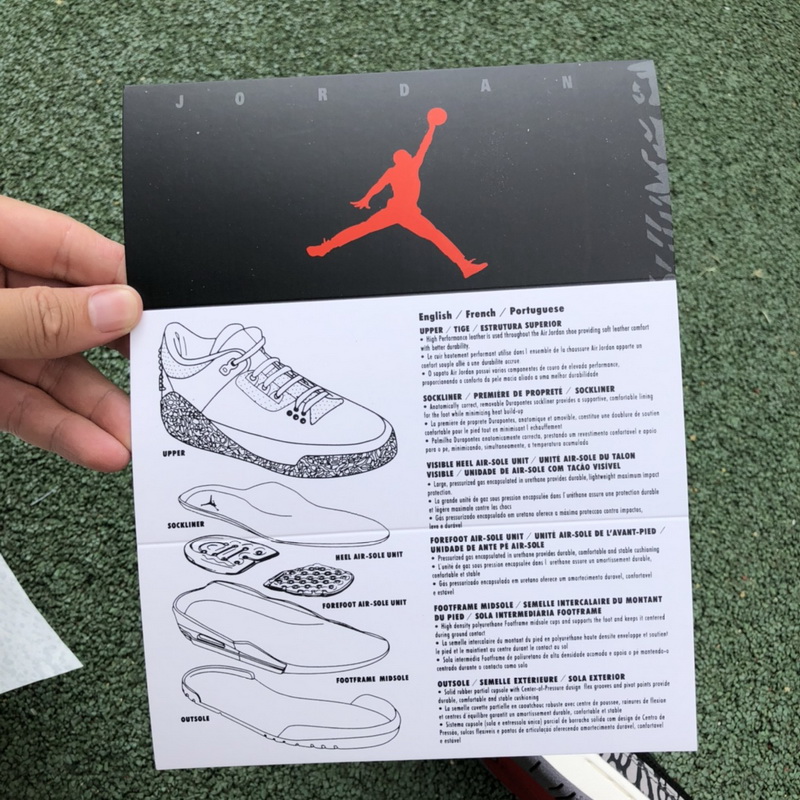 Jordan 3 Retro Black Cement Gold