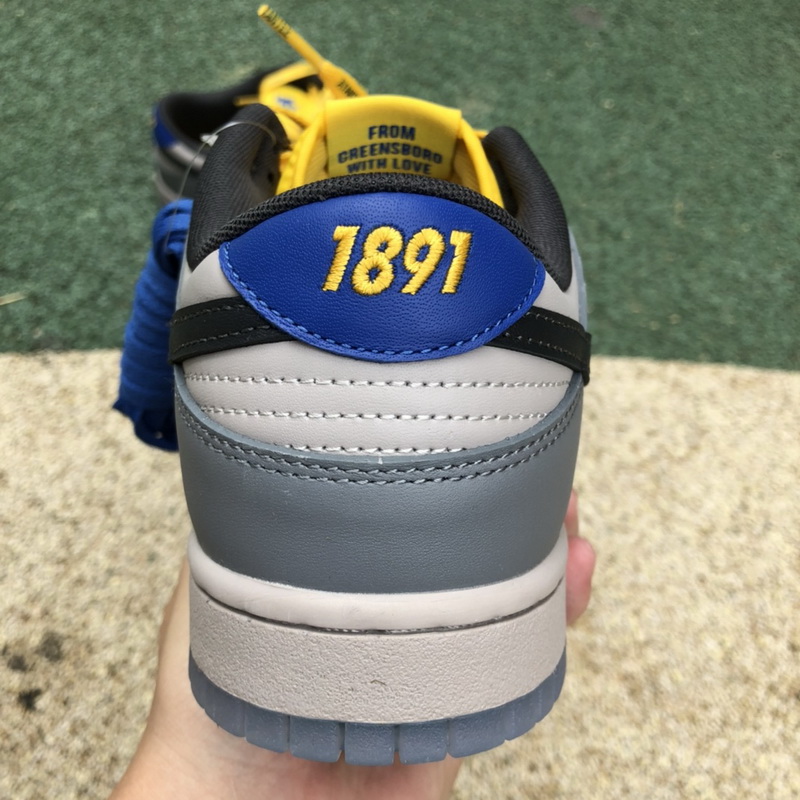 nike dunk low N0*H carolina a&t