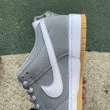 Nike SB Dunk Low Pro ISO Orange Label Wolf Grey Gum