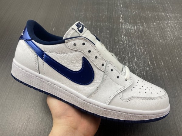 Jordan 1 Retro Low Metallic Blue