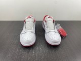  Jordan 1 Retro Low White Varsity Red