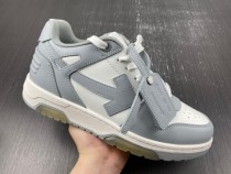  OFF-WHITE Out Of Office  OOO  Low Tops Grey White