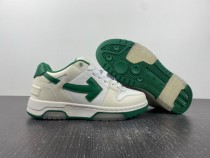 OFF-WHITE Out Of Office  OOO  Low Tops White Green
