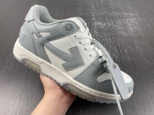 OFF-WHITE Out Of Office  OOO  Low Tops Grey White