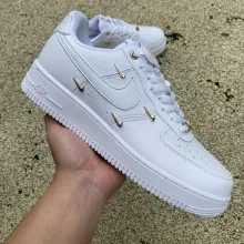 Nike Air Force 1 '07 LX CN Sail Gold Swooshes