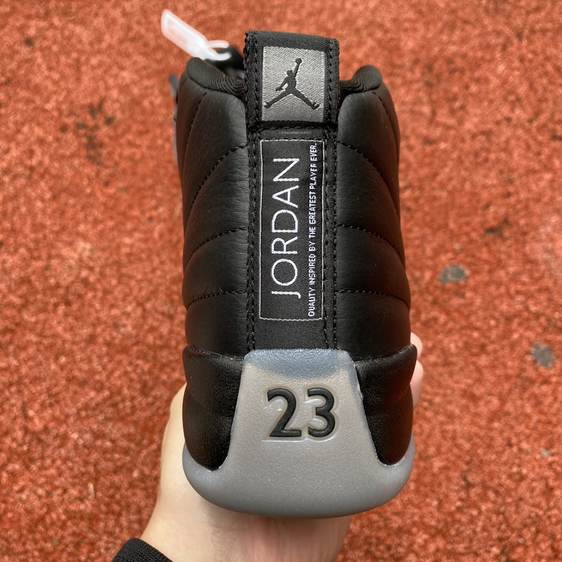 Air Jordan 12 Black Wolf Grey