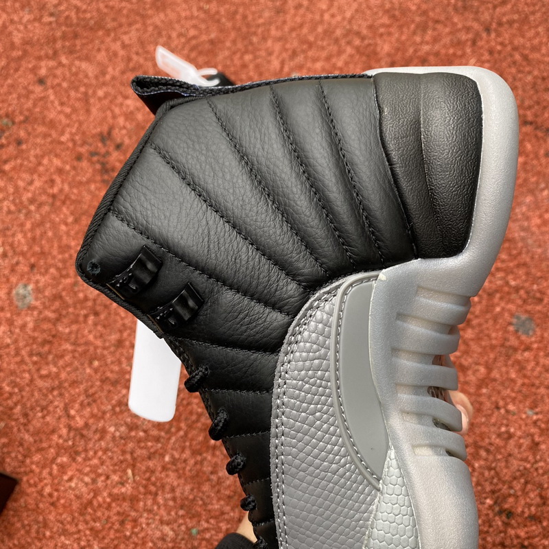 Air Jordan 12 Black Wolf Grey
